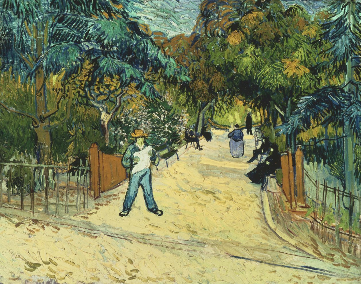 Vstup do veřejných zahrad v Arles od Vincent van Gogh