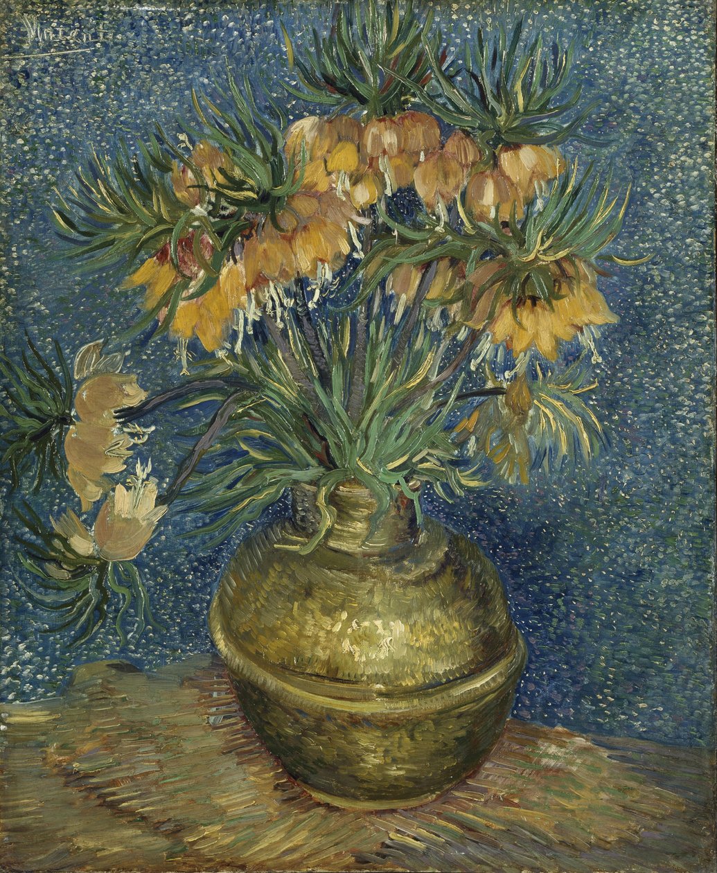 Řebčíky, koruna císařská v měděné váze od Vincent van Gogh