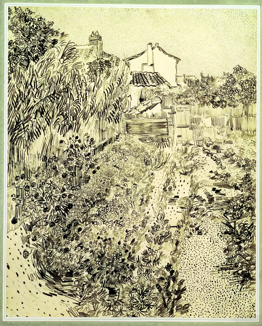 Zahrada květin, 1888 od Vincent van Gogh