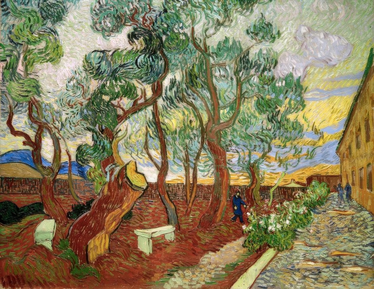 Zahrada nemocnice Saint-Paul od Vincent van Gogh