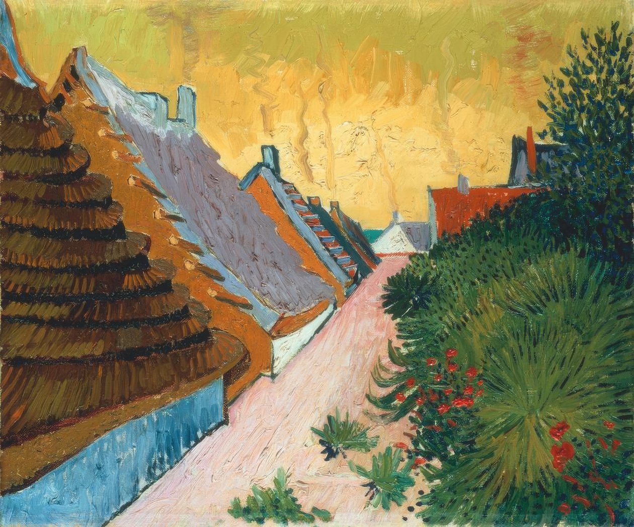 Gasse v Saintes-Maries od Vincent van Gogh