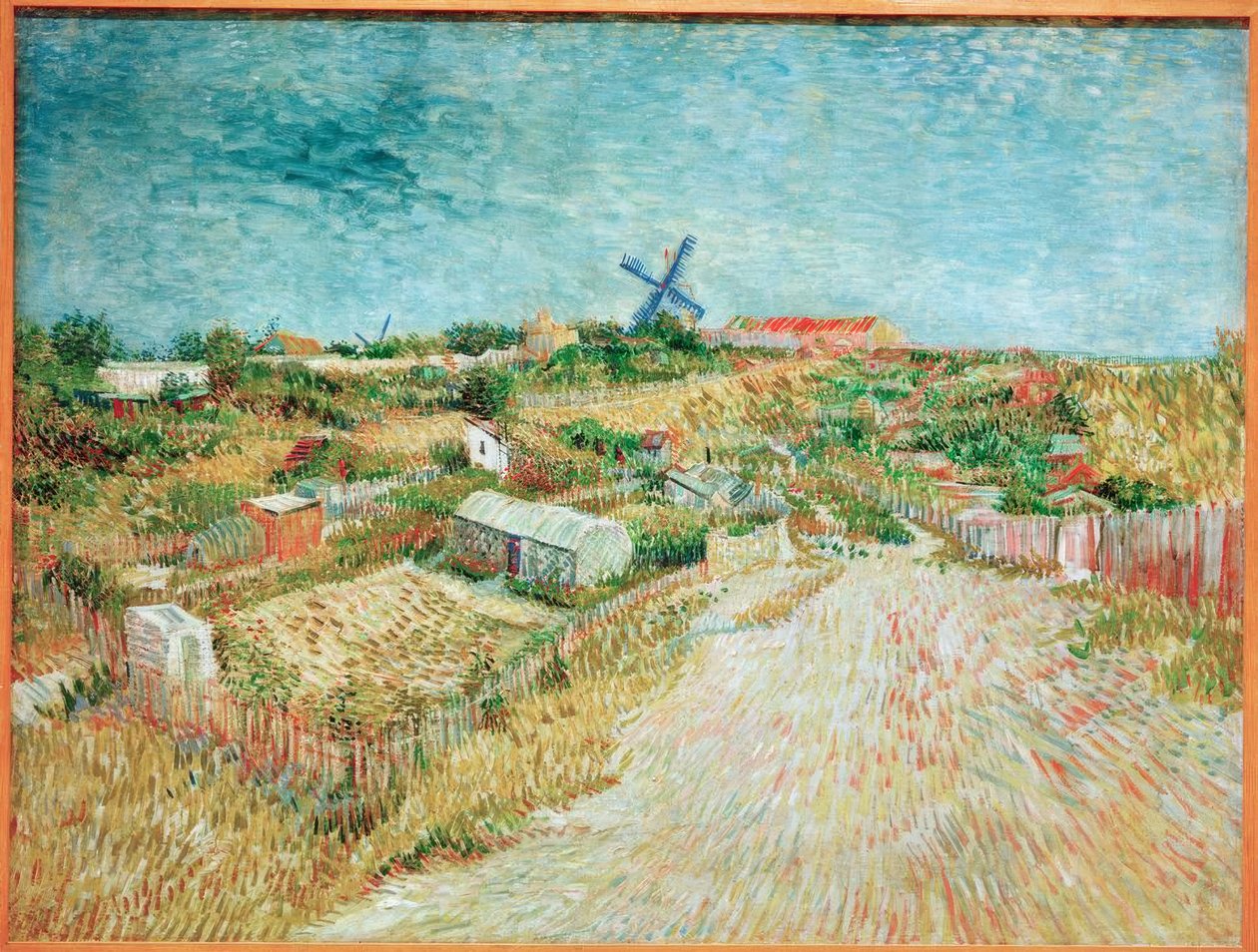 Zeleninové zahrady na Butte Montmartre od Vincent van Gogh