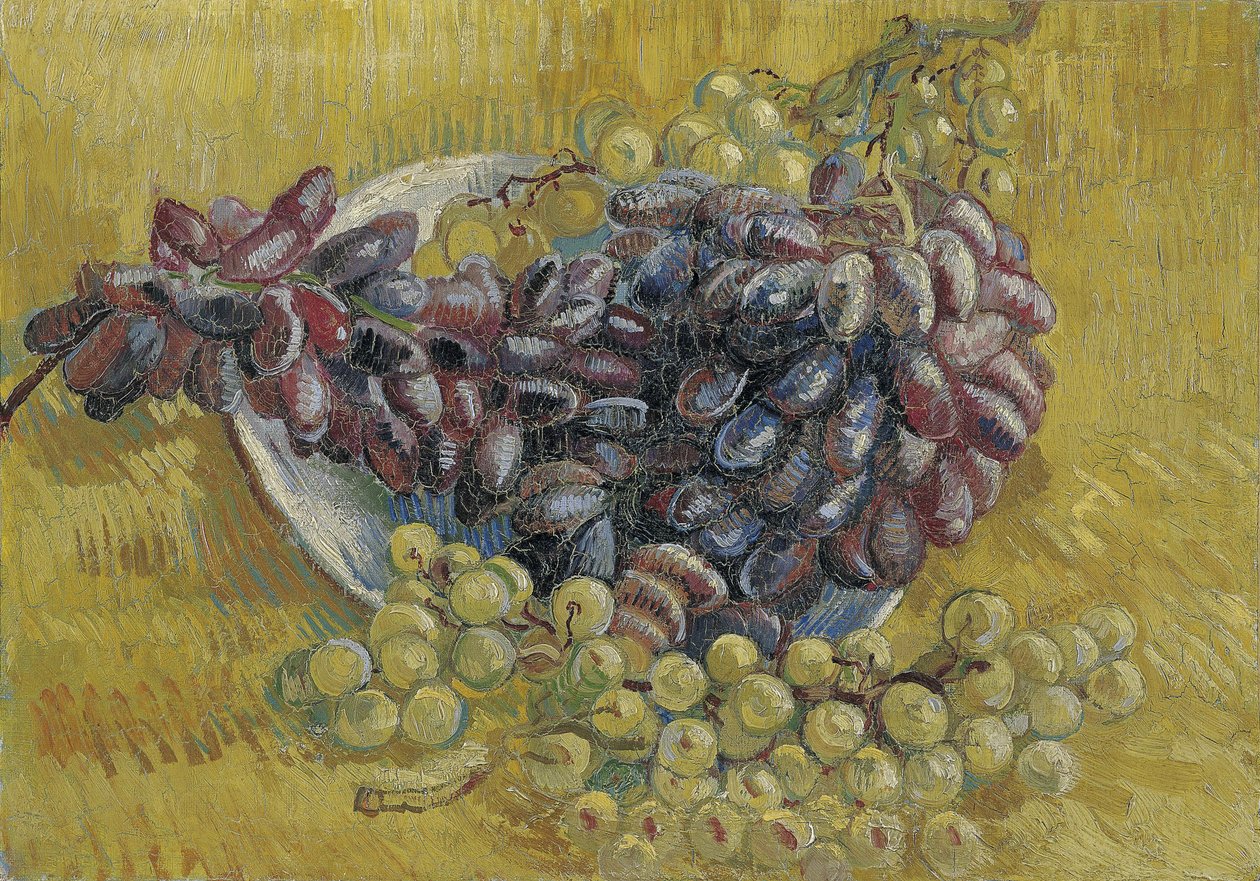 Hrozny par Gogh, Vincent, van (1853-1890). Olej na plátně, rozměr: 33x46,3 od Vincent van Gogh
