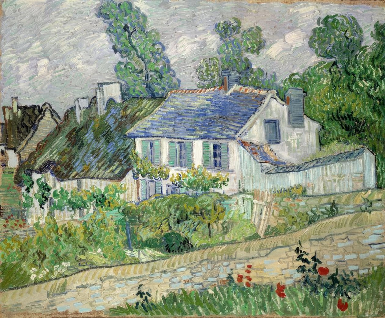 Domy v Auvers od Vincent van Gogh