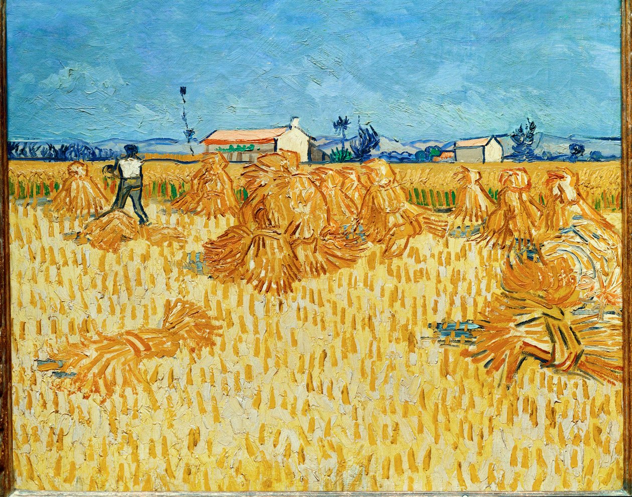 Žně v Provence červen 1888 (olej na plátně) od Vincent van Gogh