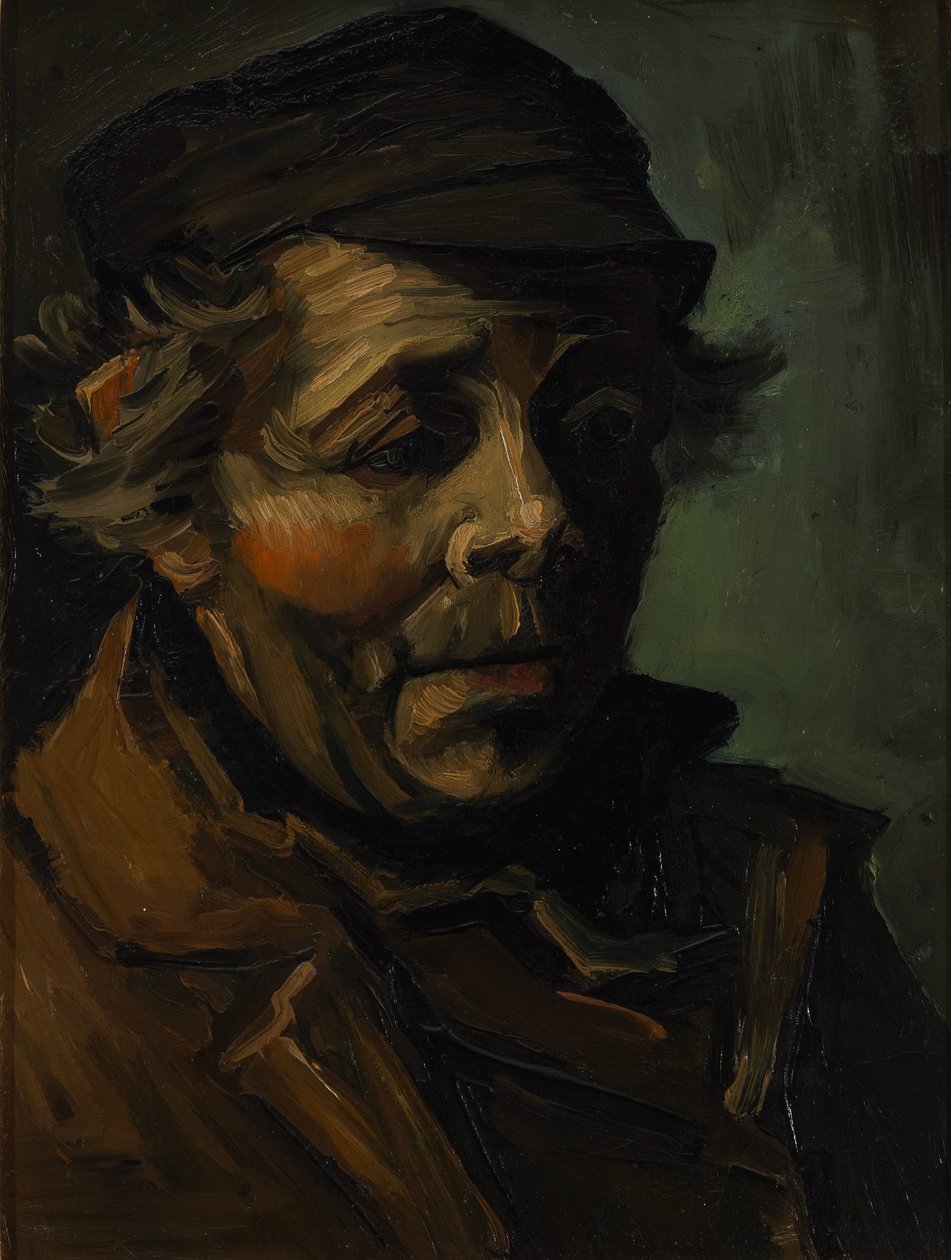 Hlava rolníka, 1884 od Vincent van Gogh