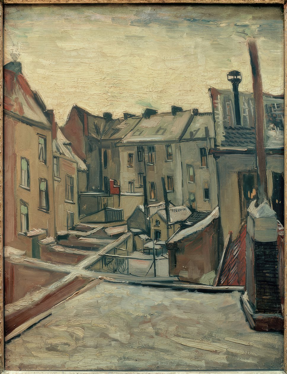 Hinterhofe v Antverpách od Vincent van Gogh