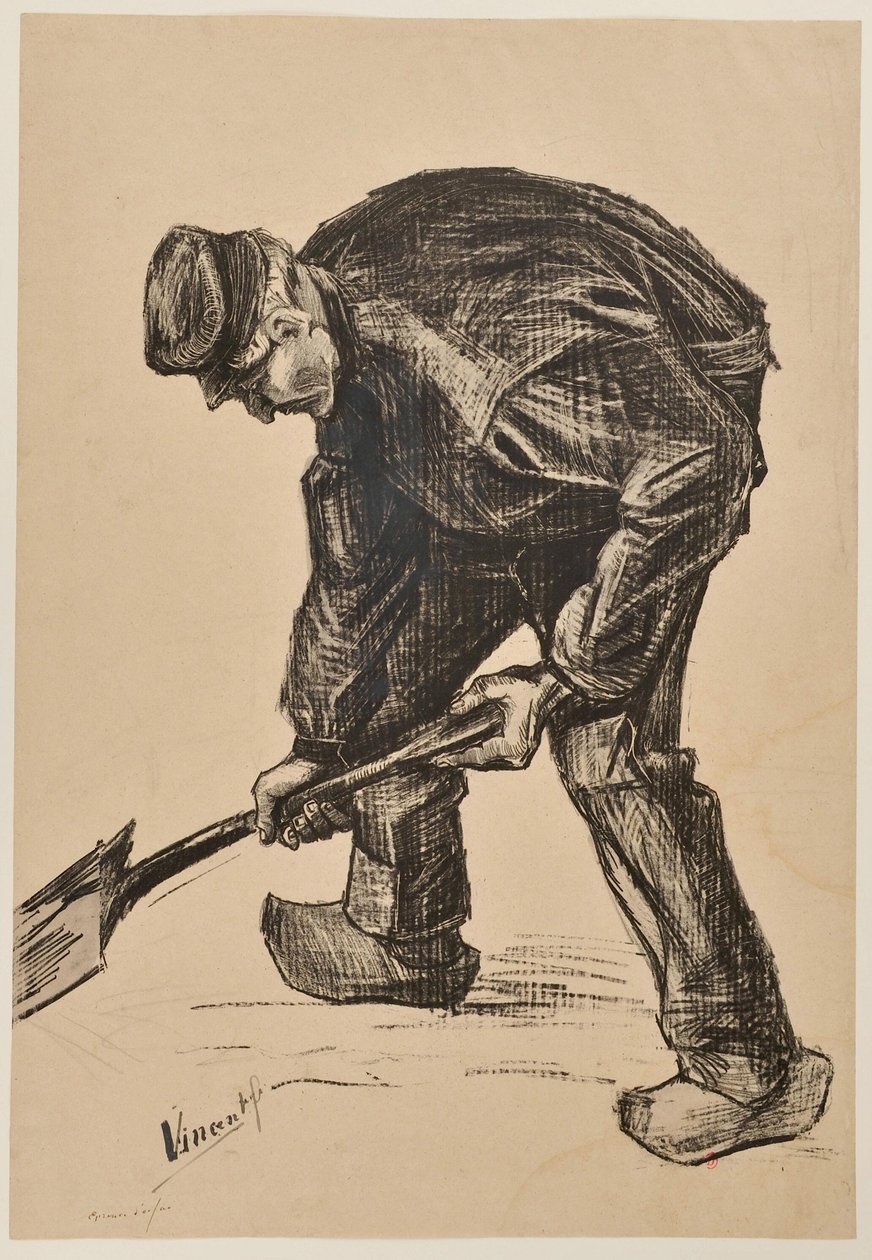 [Muž, který kope] od Vincent van Gogh