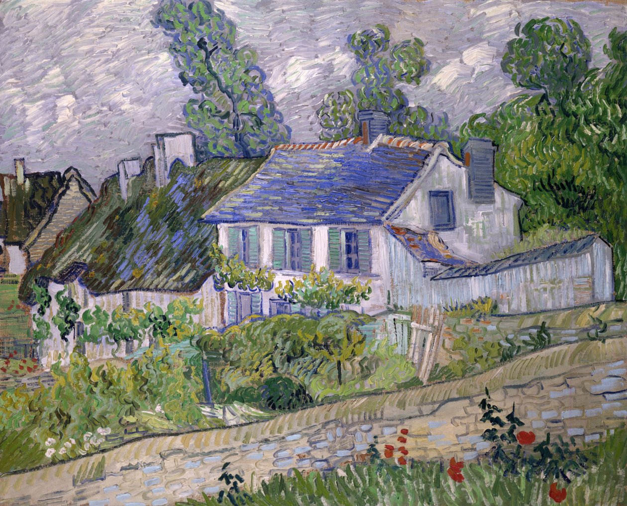 Domy v Auvers od Vincent van Gogh