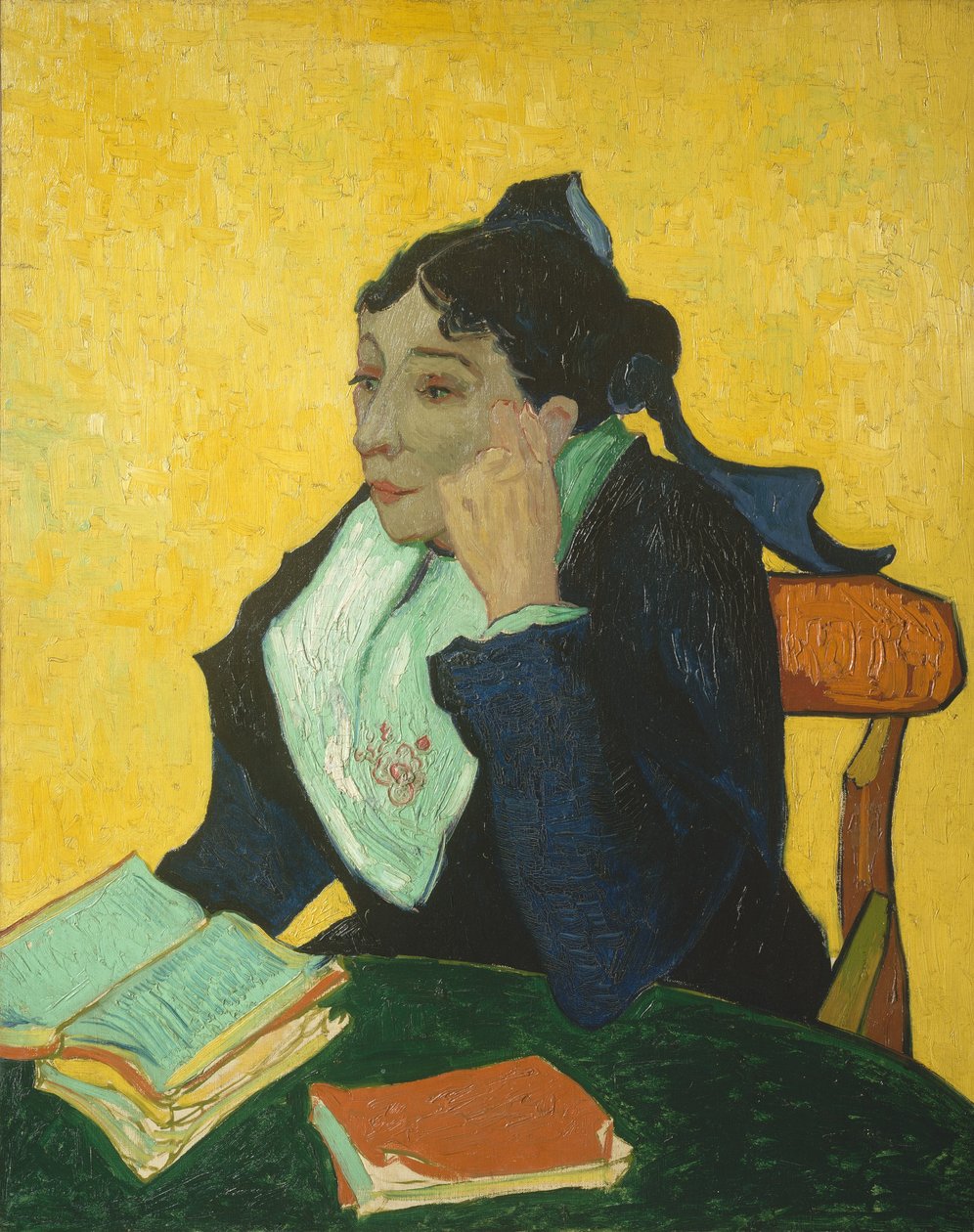 LArlésienne: Madame Joseph-Michel Ginoux Marie Julien, 1848-1911, 1888-89. od Vincent van Gogh