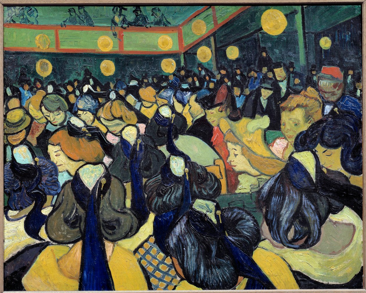 La salle de danse a Arles Obraz Vincenta Van Gogha (1853-1890) 1888 Sun. 0,65x0,81 m Paříž, musee d