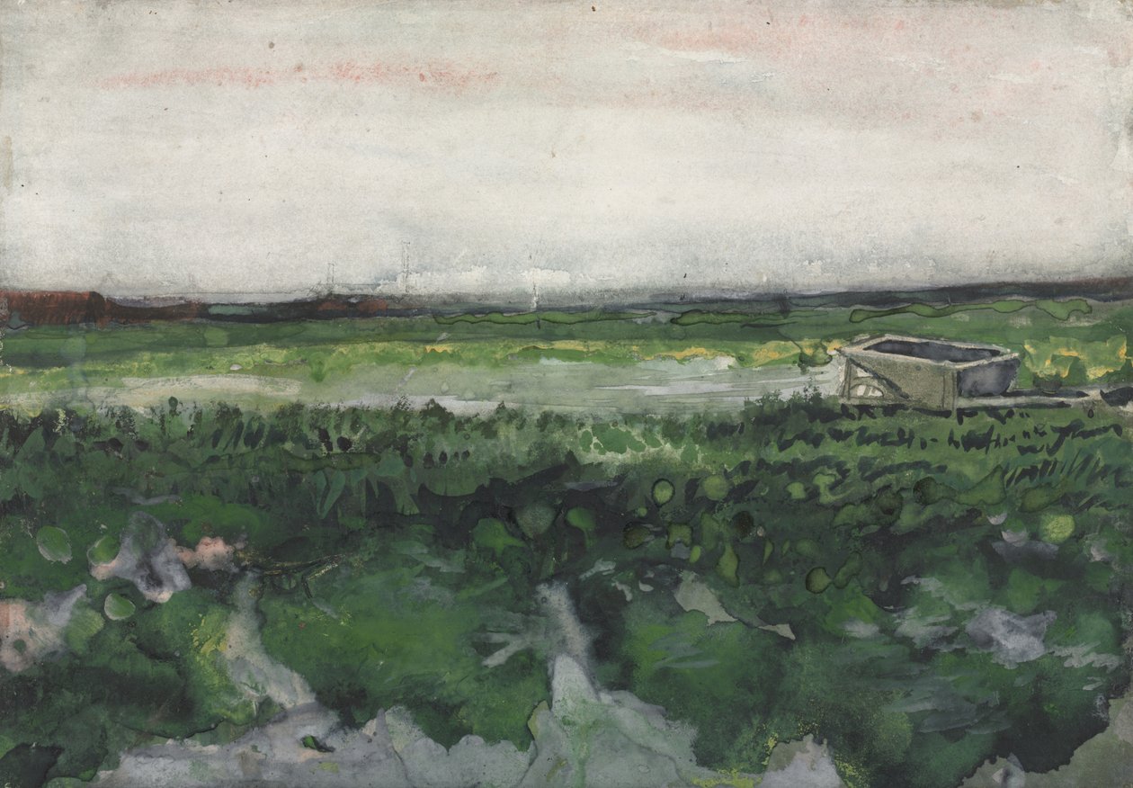 Krajina s kolečkem, 1883 od Vincent van Gogh