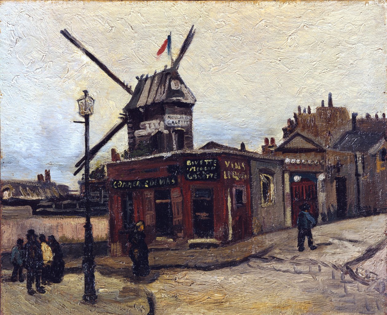 Le Moulin de la Galette od Vincent van Gogh