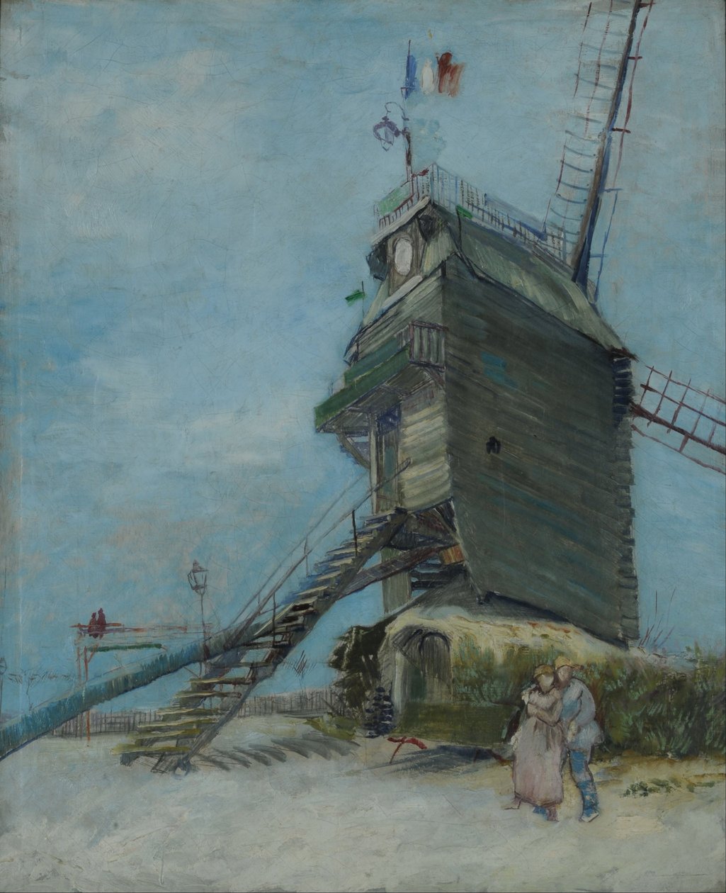 Moulin de la Galette, Montmartre, Paříž, kolem 1886-87 (olej na plátně) od Vincent van Gogh