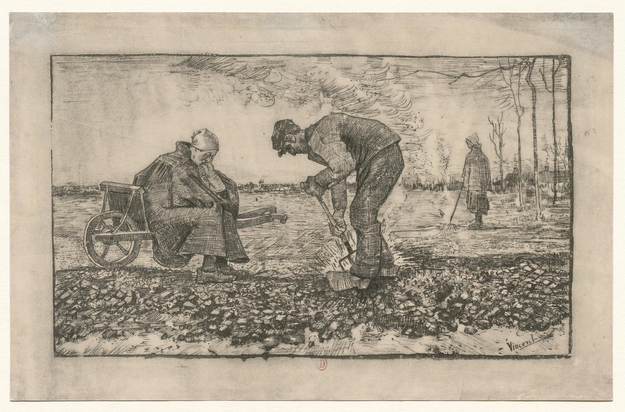[Práce na poli] od Vincent van Gogh