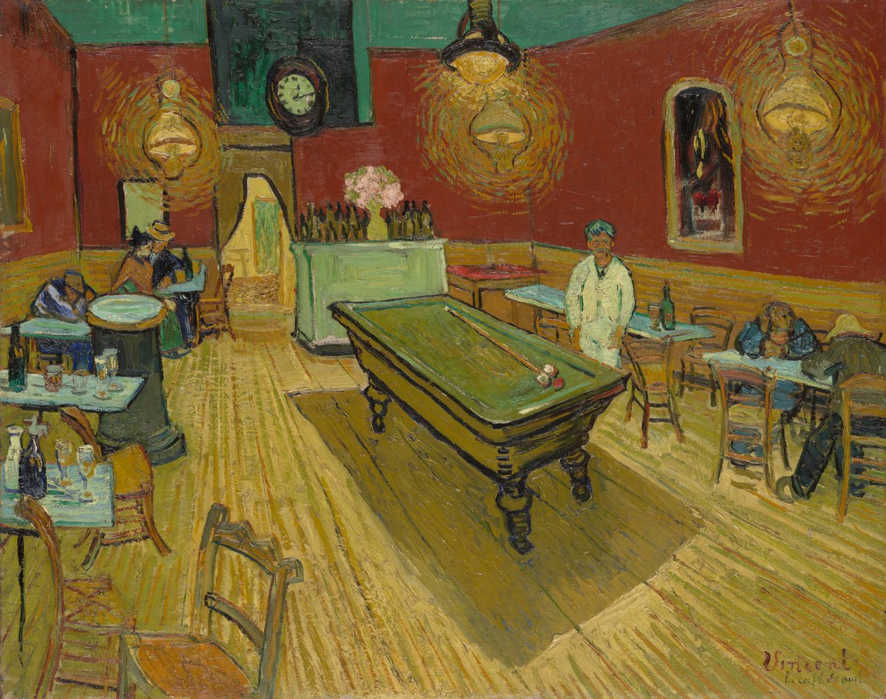 Káva? v noci (Noční kavárna?) od Vincent van Gogh