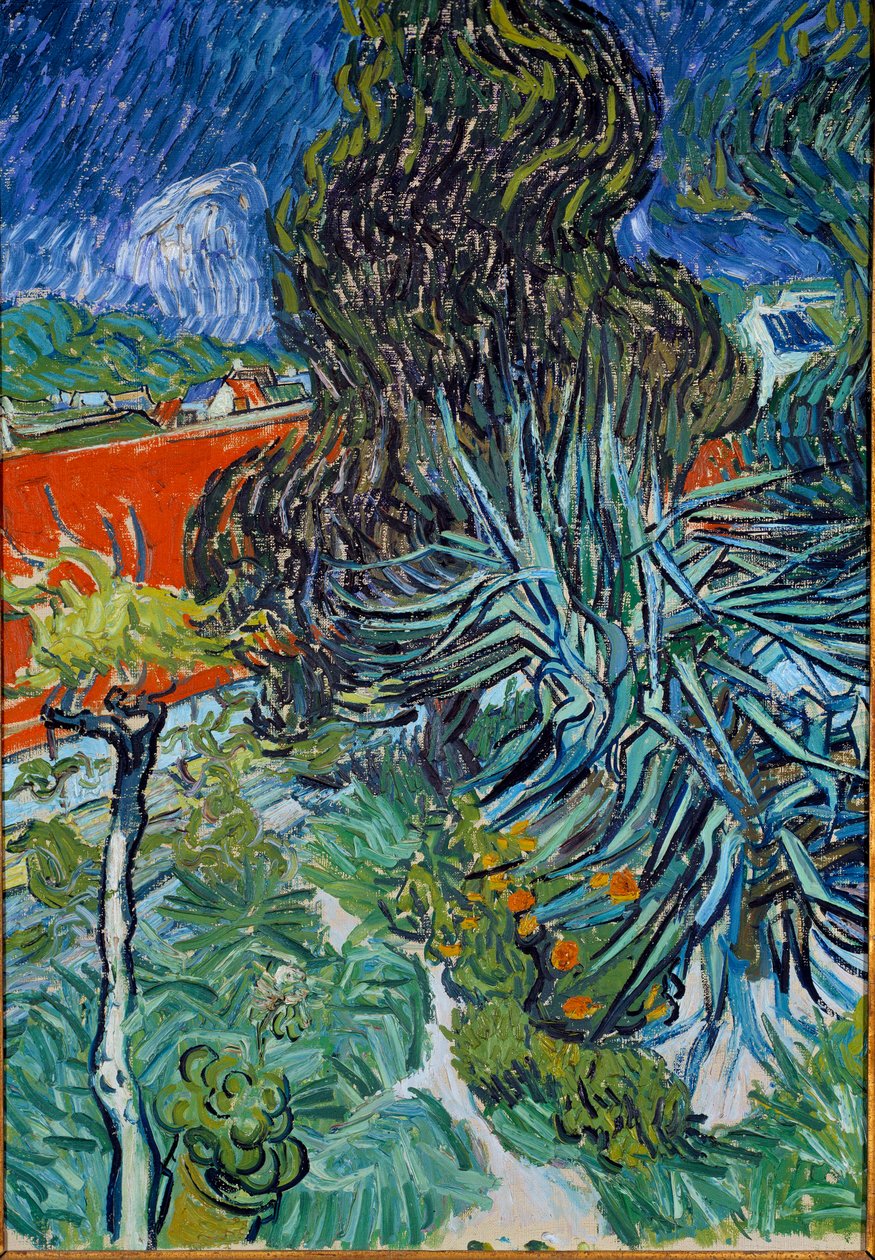 Zahrada doktora Gacheta v Auvers sur Oise (Auvers-sur-Oise) Obraz Vincenta van Gogha (1853-1890) 1890 Ne. 0,73x0,52 m Paříž, muzeum Orsay od Vincent van Gogh