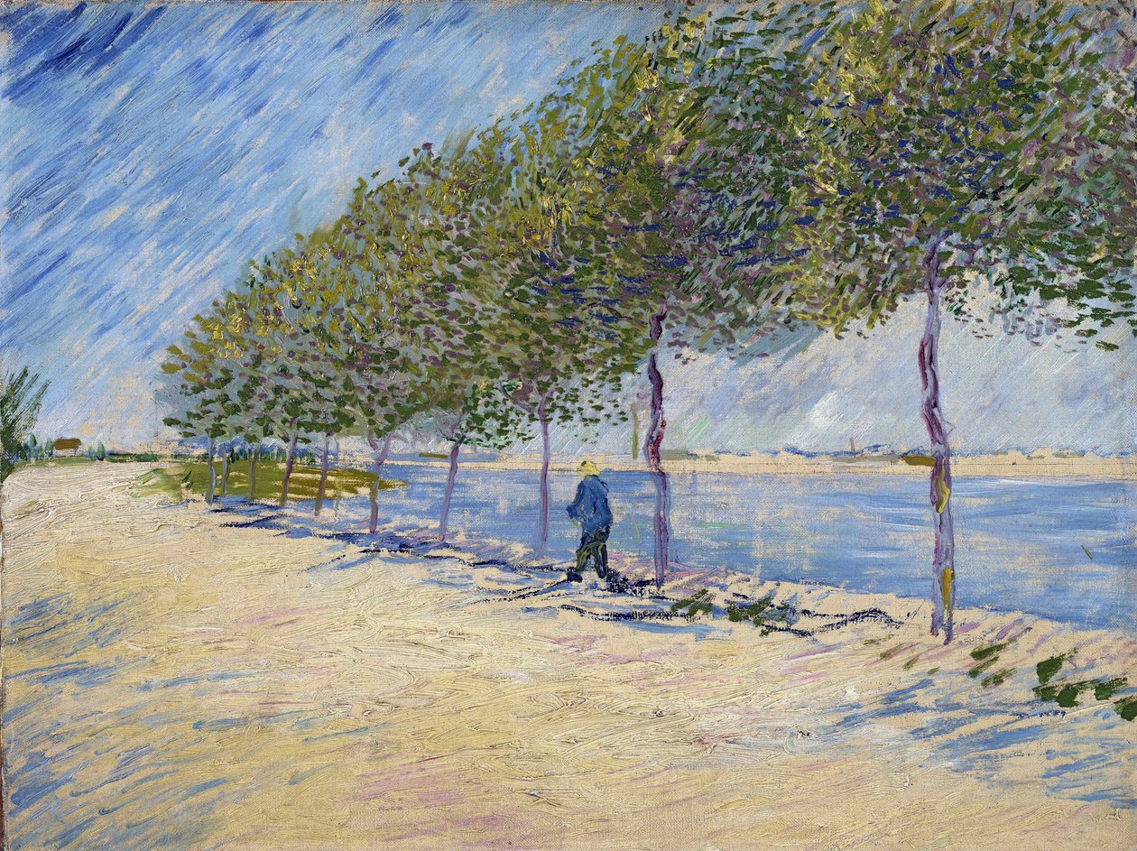 ""Břehy Seiny, Paříž"" Obraz Vincenta van Gogha (1853-1890) 1887 Amsterdam, Van Goghovo muzeum od Vincent van Gogh