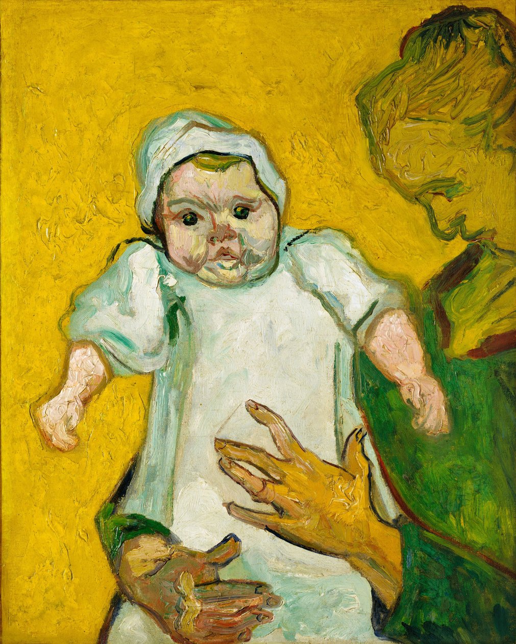 Madame Roulin a její dítě, listopad 1888 od Vincent van Gogh