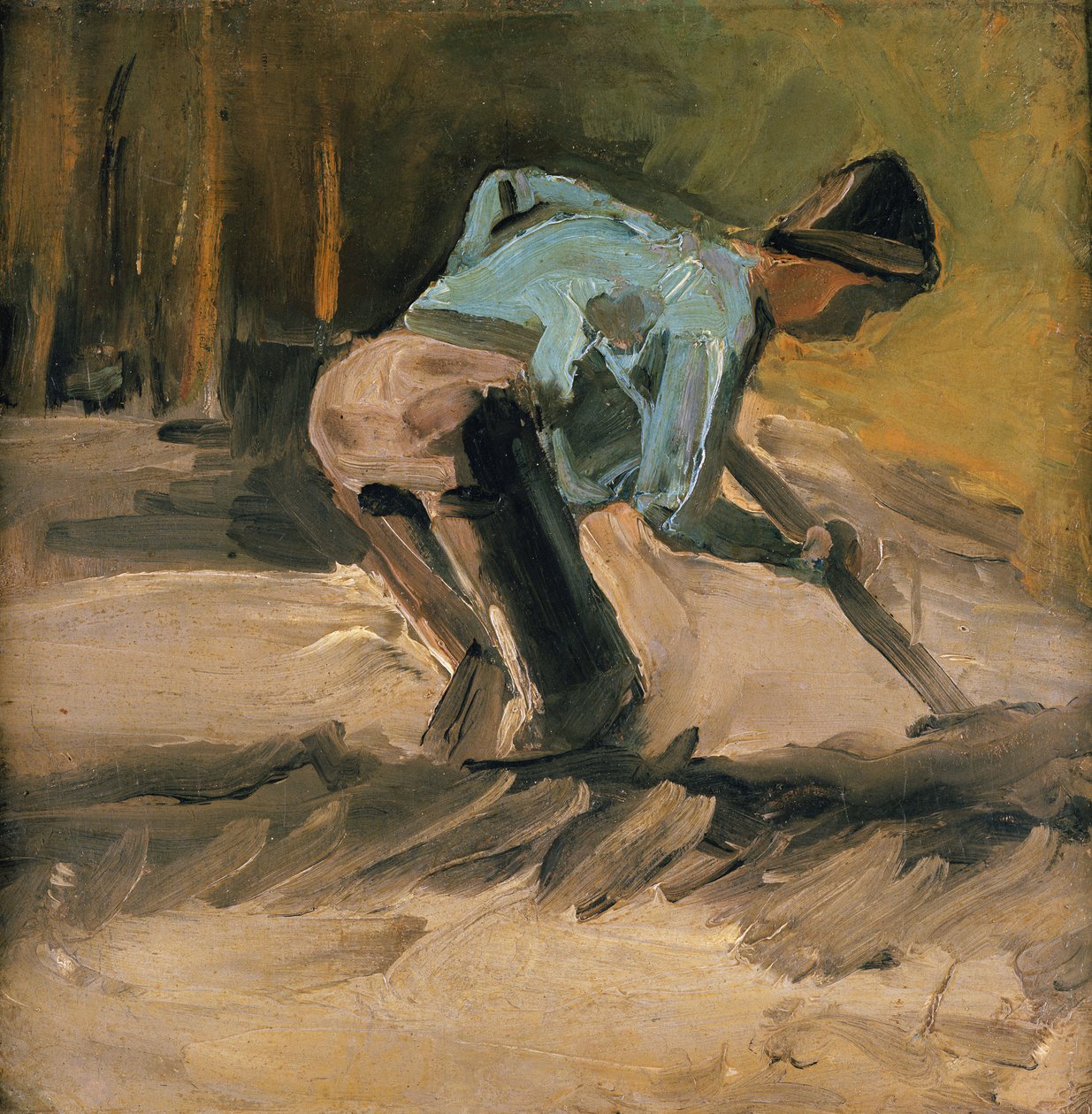 Muž v práci, kolem roku 1883 od Vincent van Gogh