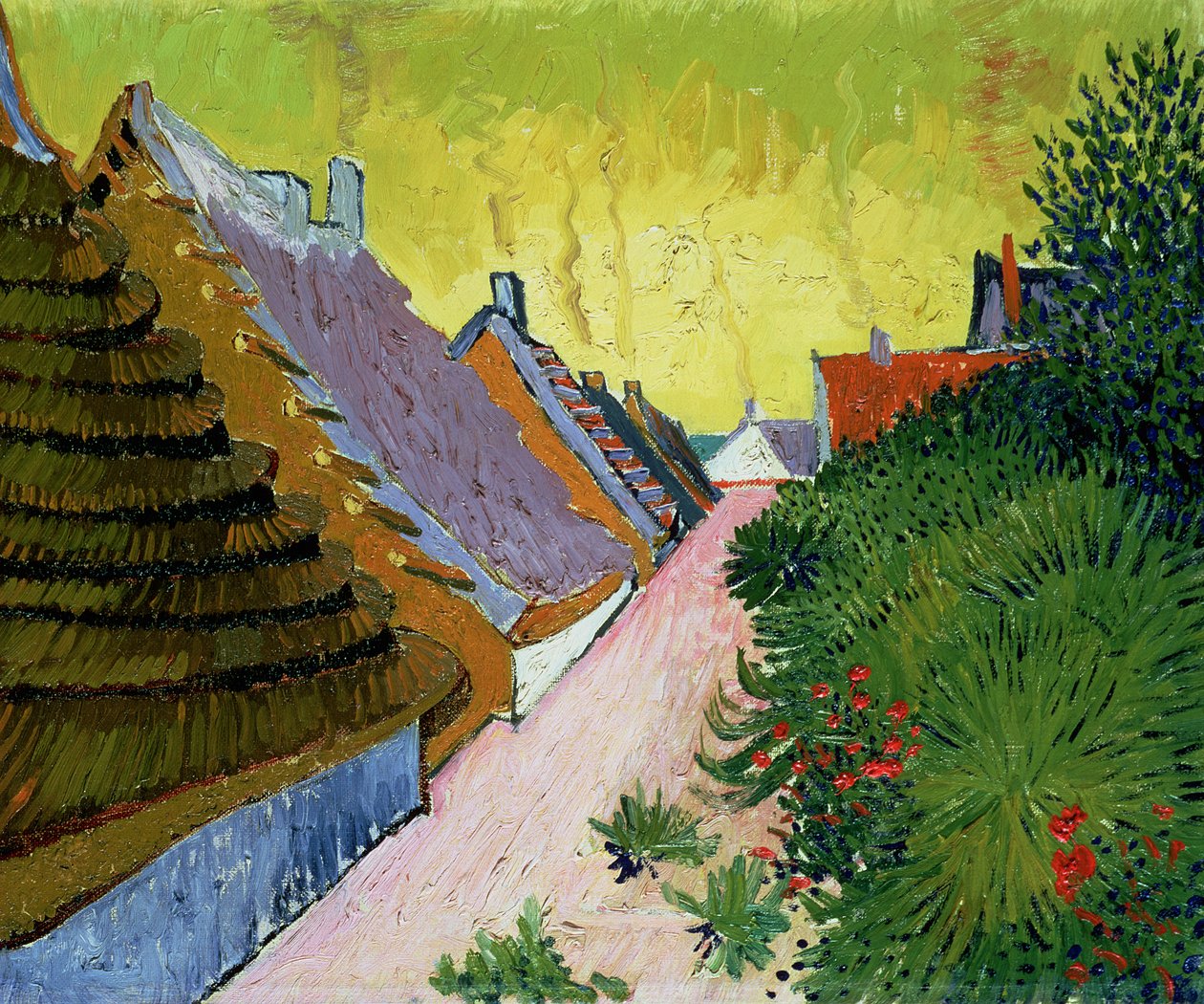 Statek v Saintes-Mairies, 1888 od Vincent van Gogh