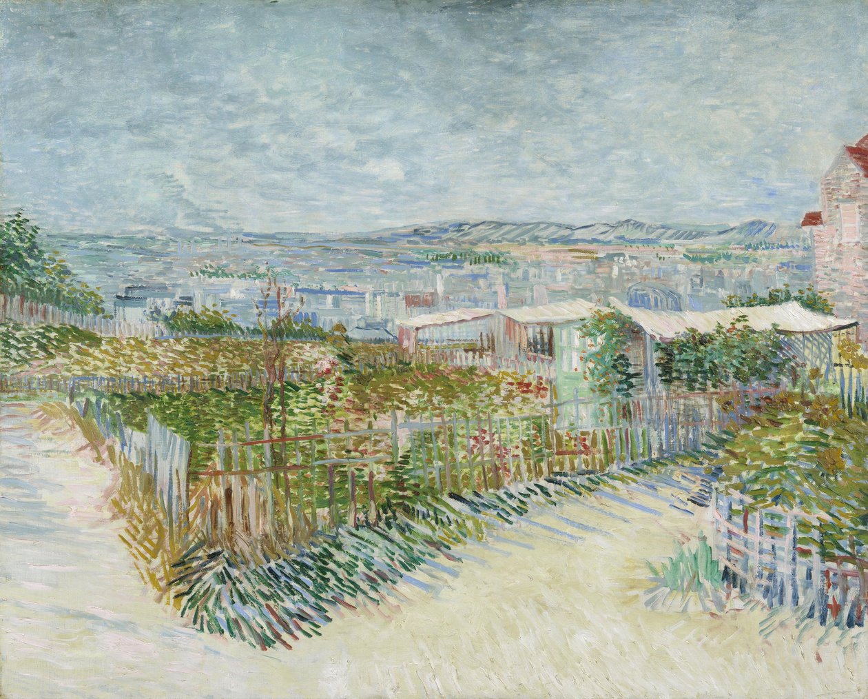 Montmartre: za Moulin de la Galette od Vincent van Gogh