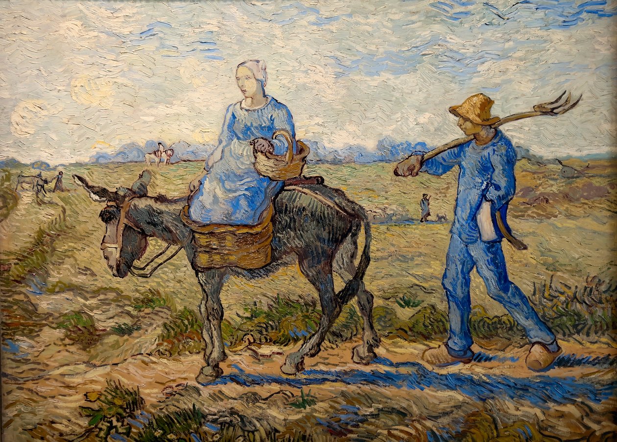 Ráno. Do práce (po prosu) od Vincent van Gogh