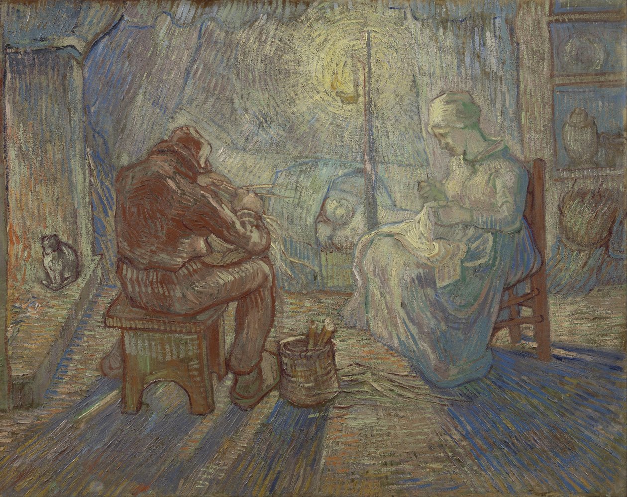 Noc (podle Milleta) od Vincent van Gogh
