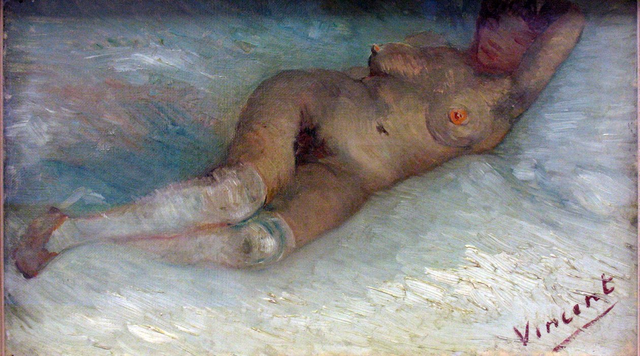 ""Nu couche"" (ležící akt) Peinture de Vincent van Gogh (1853-1890) 1887 kroller-muller Museum Otterlo, Pays-Bas od Vincent van Gogh