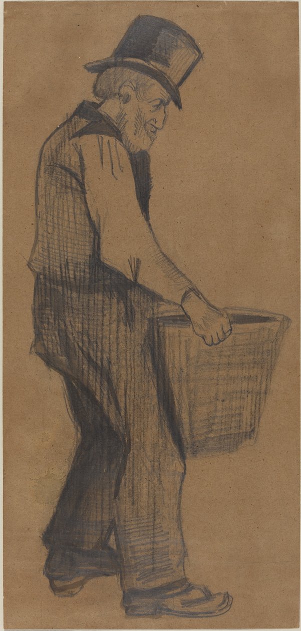 Starý muž nesoucí vědro od Vincent van Gogh