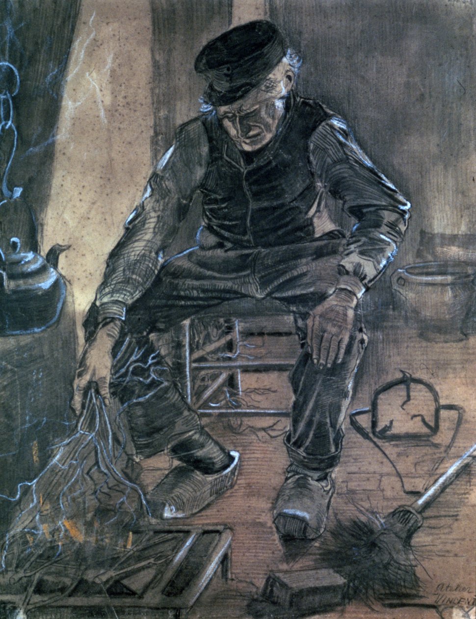 Old Man Kindling Wood, 1881 od Vincent van Gogh
