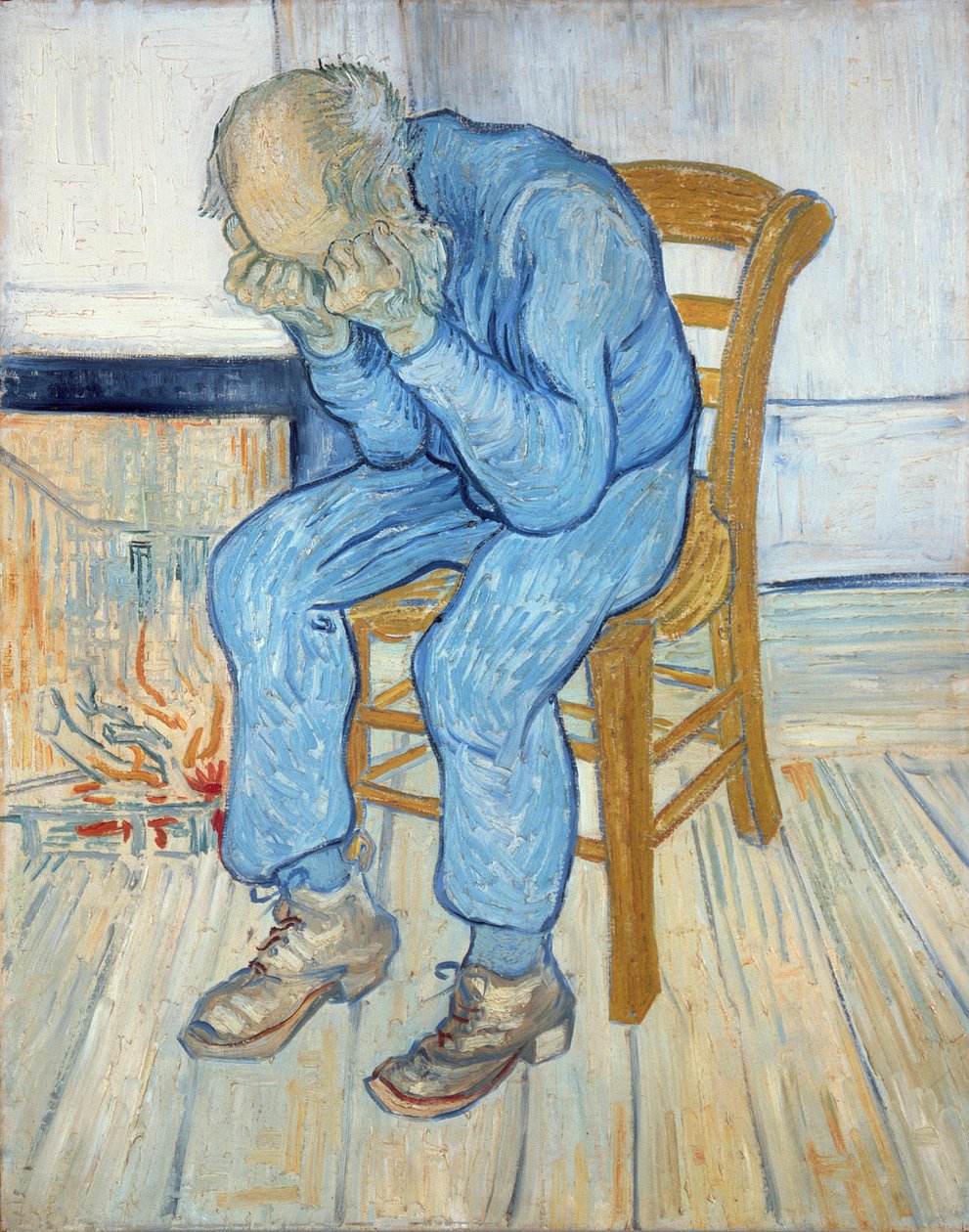 Starý muž v smutku (Na prahu věčnosti) 1890 od Vincent van Gogh