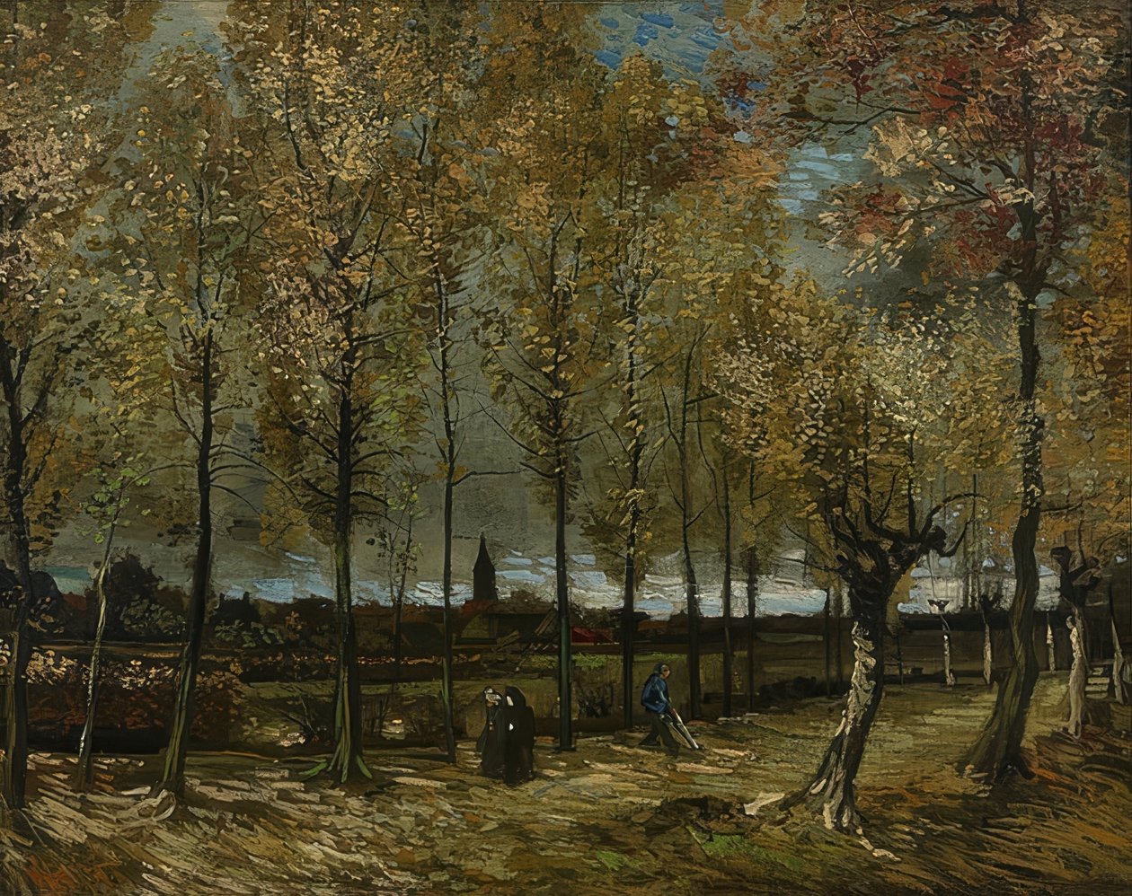 Topoly poblíž Nuenen. 1885 od Vincent van Gogh