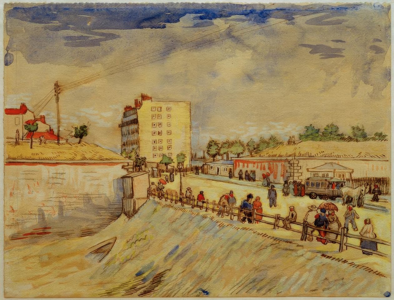 Pařížská městská brána od Vincent van Gogh
