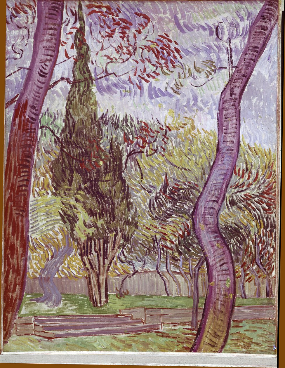 Park nemocnice Saint-Paul v Saint-Remy-de-Provence od Vincent van Gogh