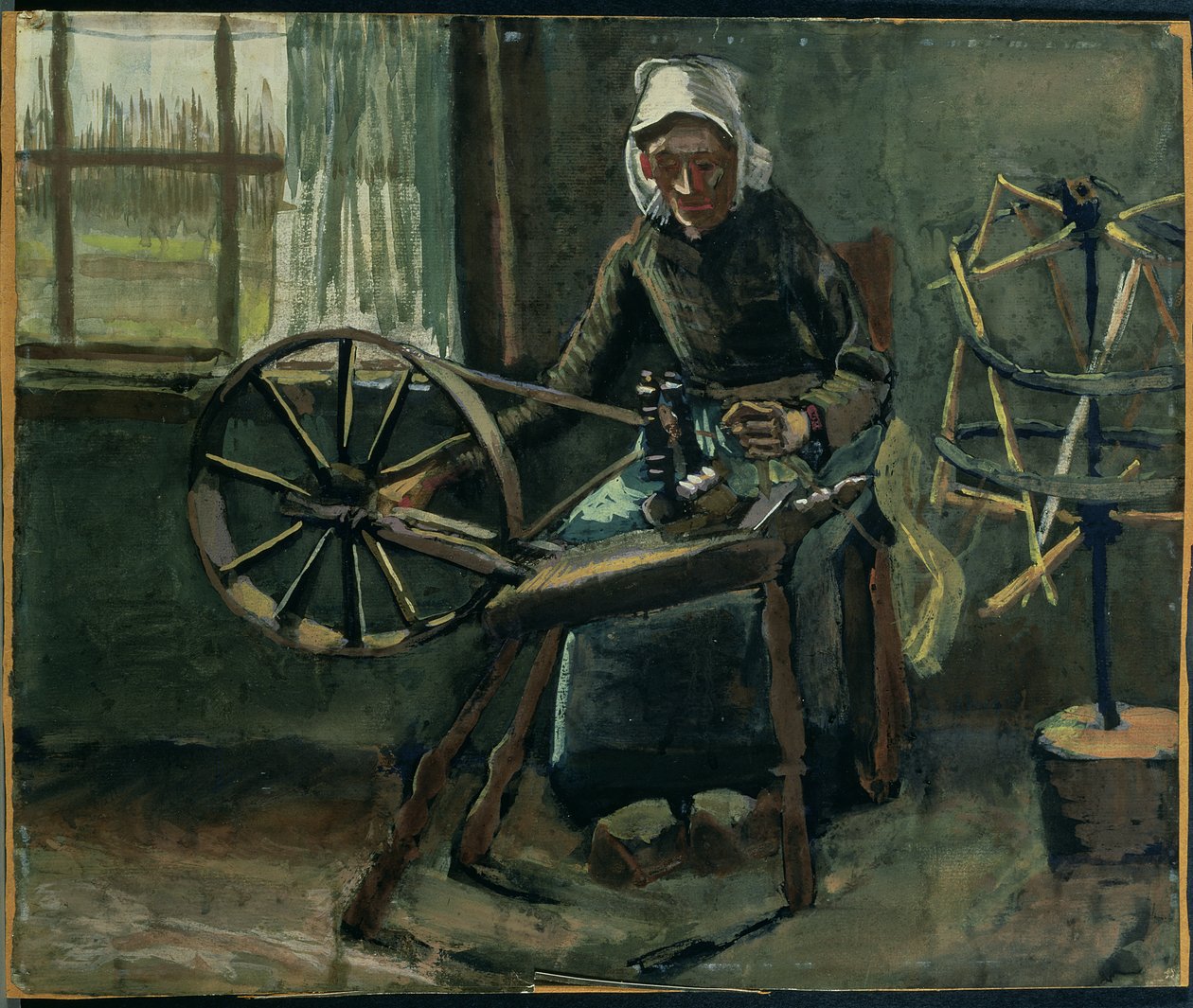 Rolnická žena navíjení cívek od Vincent van Gogh
