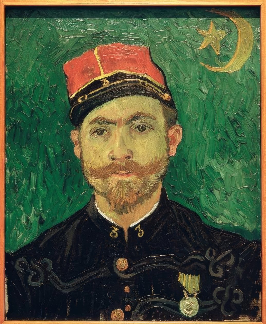 Portrét Milliet od Vincent van Gogh