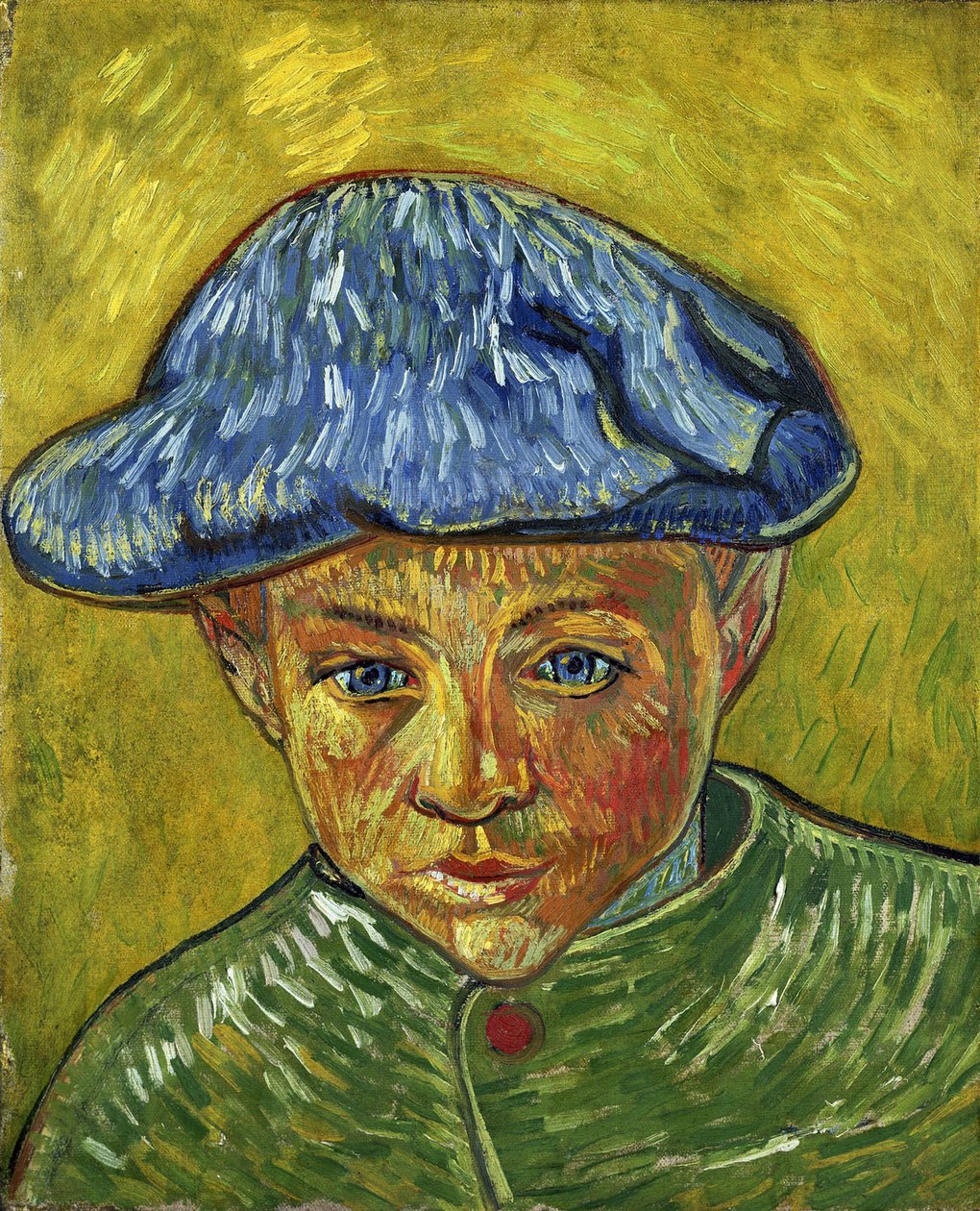 ""Portrait de Camille Roulin"" Malba Vincenta van Gogha (1853-1890) 1888 Rozměr 40,5 x 32,5 cm Van Goghovo muzeum, Amsterdam od Vincent van Gogh