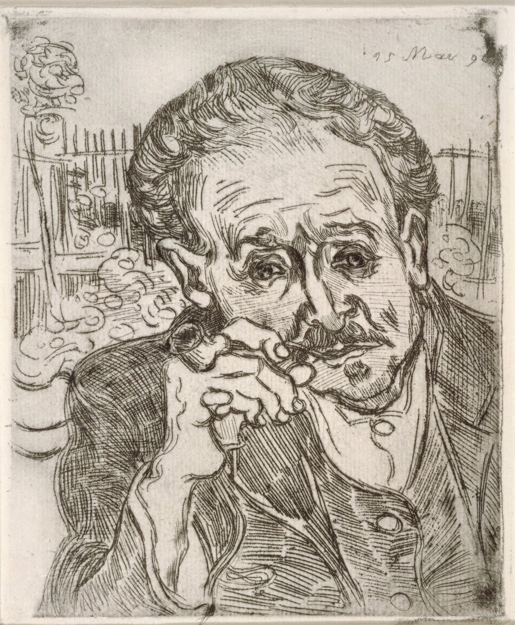 Portrét doktora Gacheta (Auvers-sur-Oise) od Vincent van Gogh