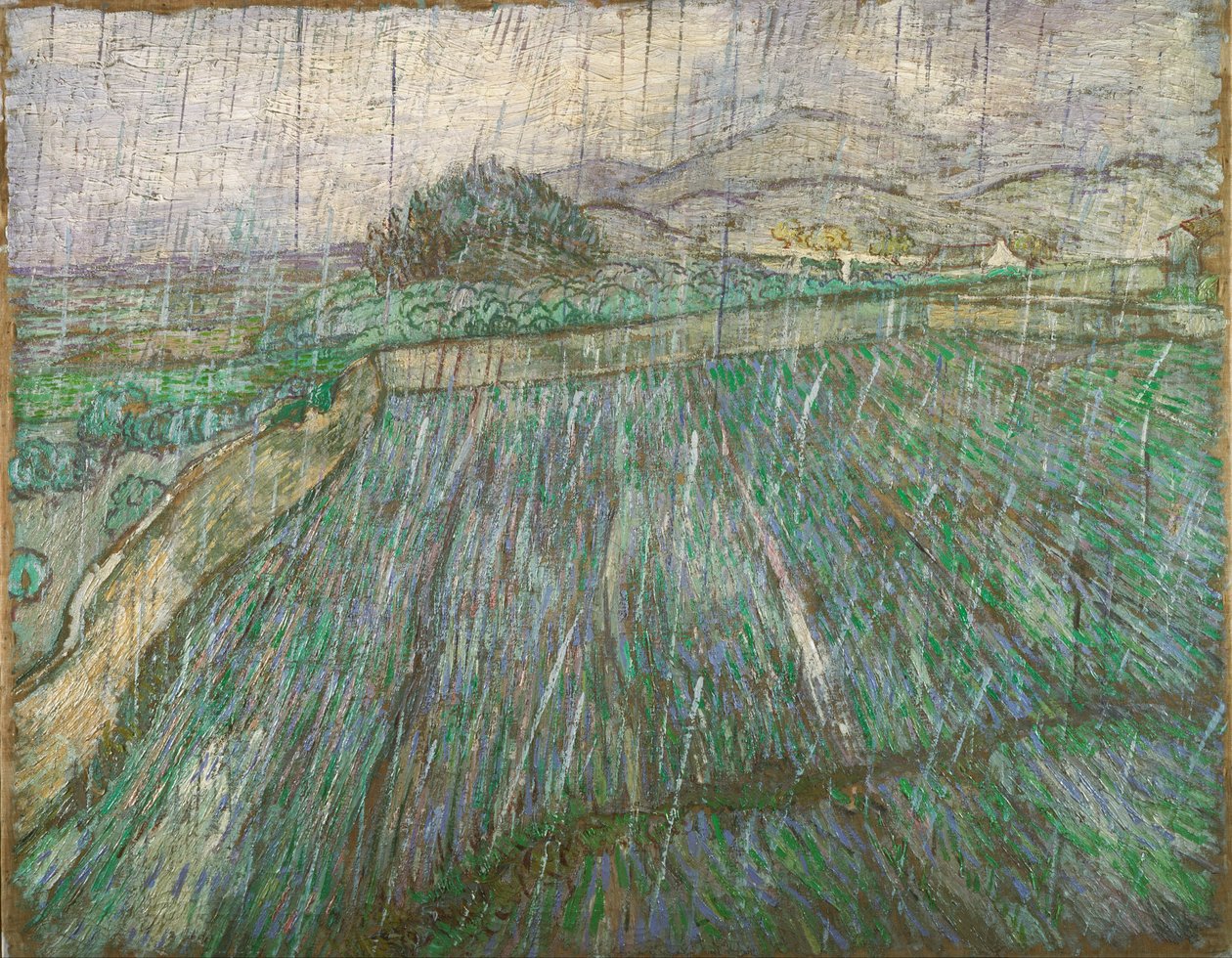 Déšť od Vincent van Gogh