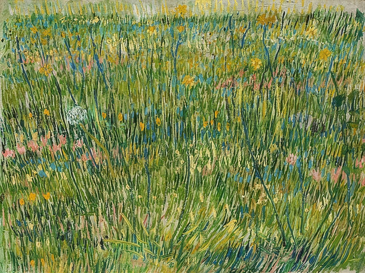 Kousek trávníku. 1887 od Vincent van Gogh