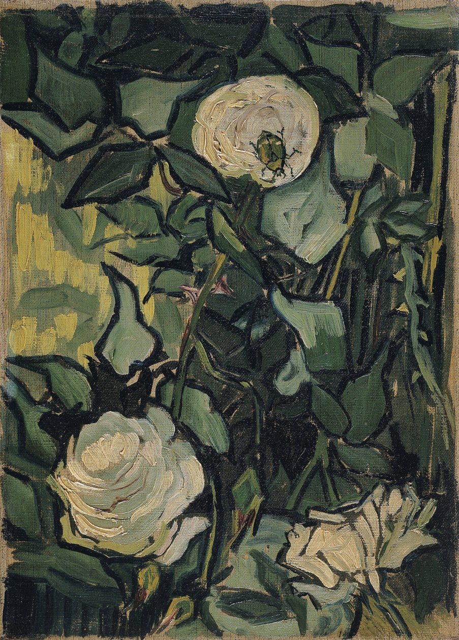 "Růže"" malba Vincenta van Gogha (1853-1890) 1890 Van Gogh Museum, Amsterdam od Vincent van Gogh