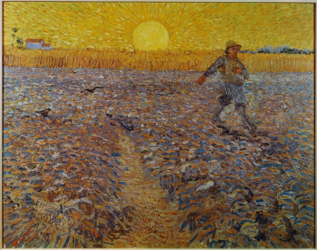 Rozsévač při zapadajícím slunci od Vincent van Gogh