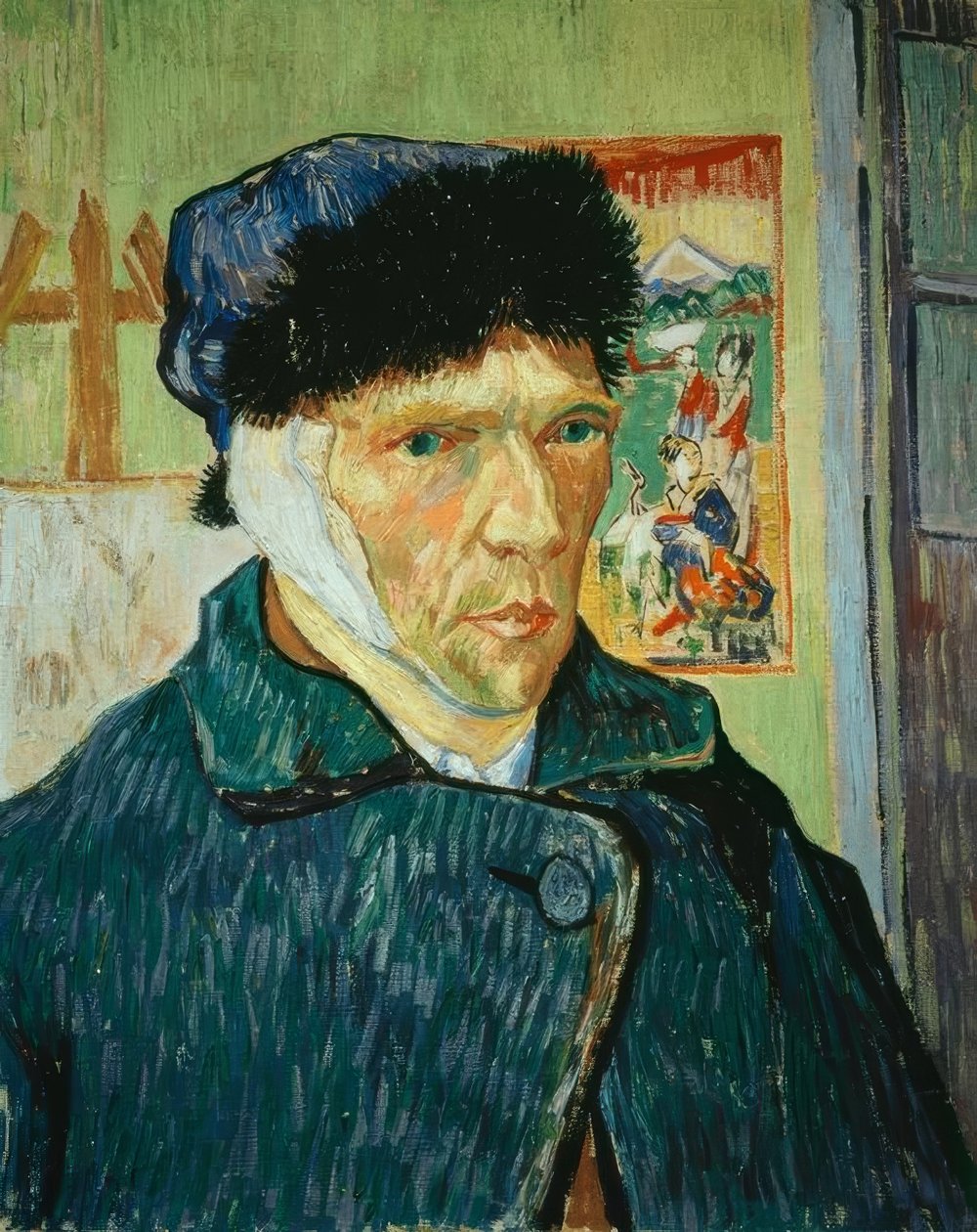 Autoportrét se zavázaným uchem od Vincent van Gogh