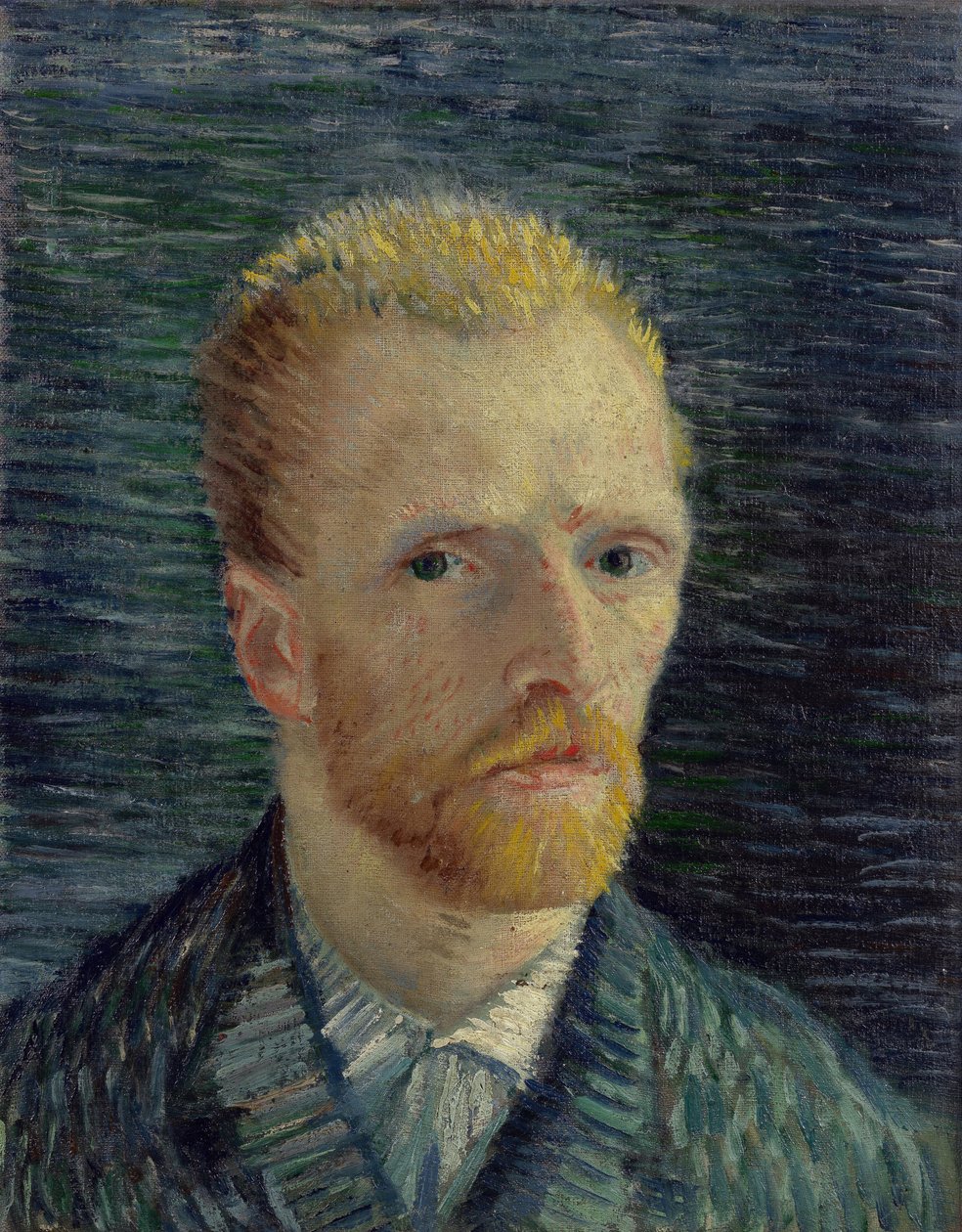 Autoportrét podle Gogha, Vincenta, van (1853-1890). Olej na plátně, rozměr: 42,2x34,5 od Vincent van Gogh
