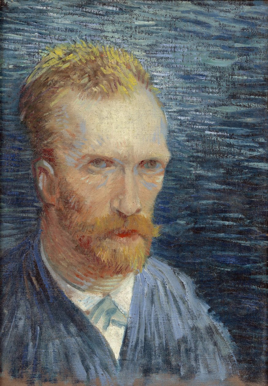 Autoportrét podle Gogha, Vincenta, van (1853-1890). Olej na plátně, rozměr: 43,2x31,3 od Vincent van Gogh