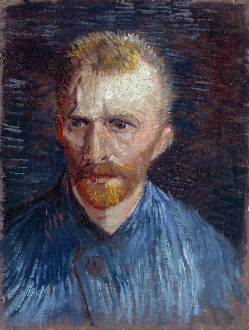 Autoportrét podle Gogha, Vincenta, van (1853-1890). Olej na plátně, rozměr: 44,5x33,6 od Vincent van Gogh