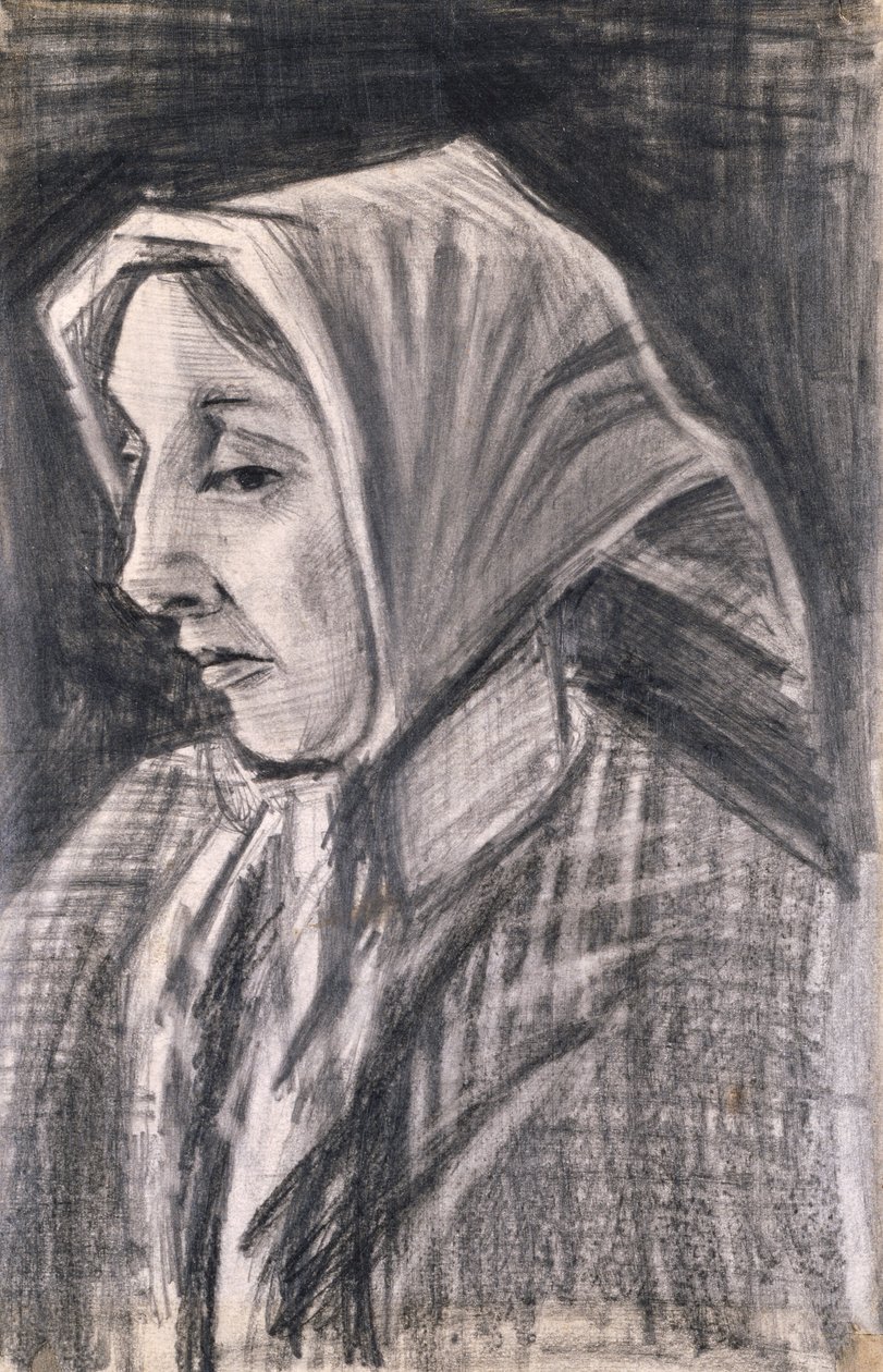 Sien, Tváří v tvář vlevo od Vincent van Gogh