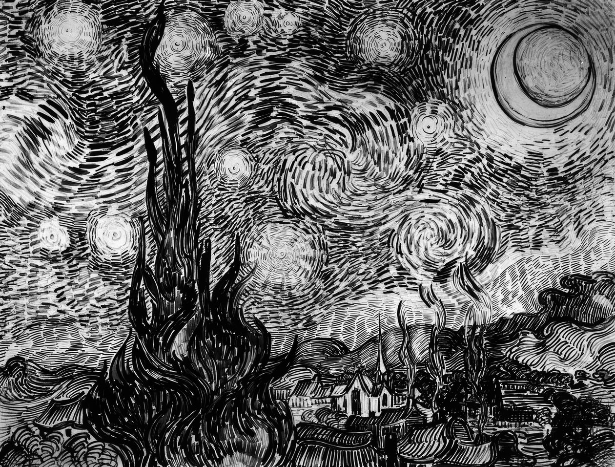 Hvězdná noc od Vincent van Gogh