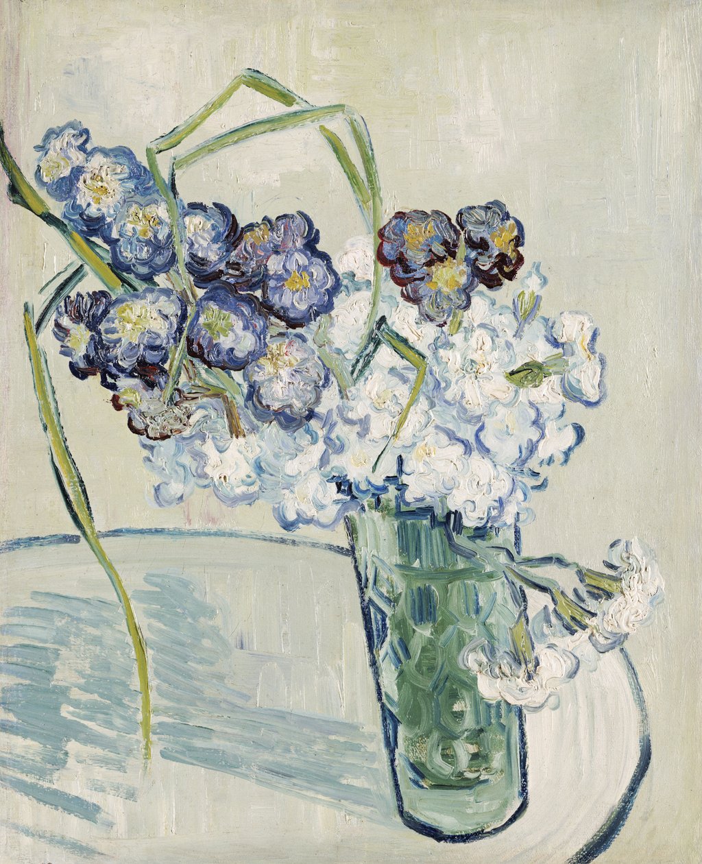 Zátiší, Váza s karafiáty, červen 1890 od Vincent van Gogh